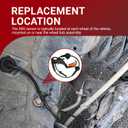 ABS Wheel Speed Sensor Front Left ALS1086 Compatible with Honda CR-V 2002 2003 2004 2005 2006 Sport Utility 2.4L, Front Driver Side Loction, Replaces 57455-S9A-013 57455S9A013