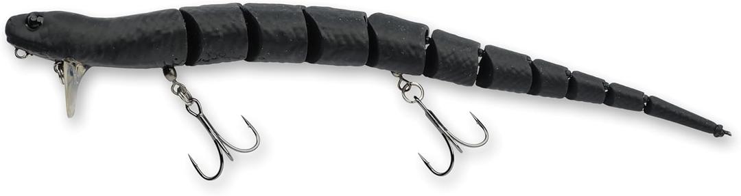 Savage Gear 3D Wake Snake Fishing Bait, Realistic Contours, Colors & Movement, Durable Construction, Versatile Rigging Options, Dual Treble Hook Configuration (12 in - 2 oz)