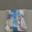 Baby Monthly Milestone Blanket - Organic Plush Fleece Photography Background Prop for Boy Girl Newborn Soft Elephant Blanket with Frame Large 47''x40''