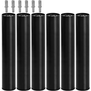 14 inch Metal Bed Legs Replacement for Adjustable Bed Base Frame, Different Threading, Set of 6
