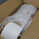 Makeup Organizer Countertop with Drawer 360 Rotating Brush Holder Storage Large Capacity Skincare Cosmetic Display Cases for Vanity Bathroom Desktop, White