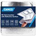 Camco Camper/RV Vent Insulator and Skylight Cover - Features 3 Layers to Reduce Heat Transfer & Increase A/C Efficiency - Fits Standard 14 Travel Trailer/RV Roof Vents (45192)