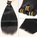 16A Raw Straight Bundles Human Hair 3 Bundles,18 20 22 Inch,Triple Lifespan,Burmese Virgin Remy Hair Extensions,No Tangle Shedding