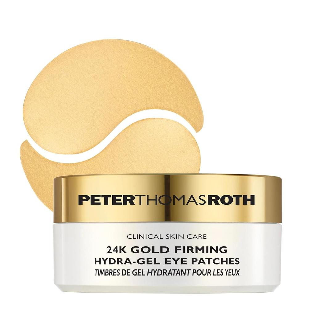 Peter Thomas Roth | 24K Gold Firming Hydra-Gel Eye Patches | Gold-Infused Eye Mask Patches for Fine Lines, Crow's Feet and Dark Circles