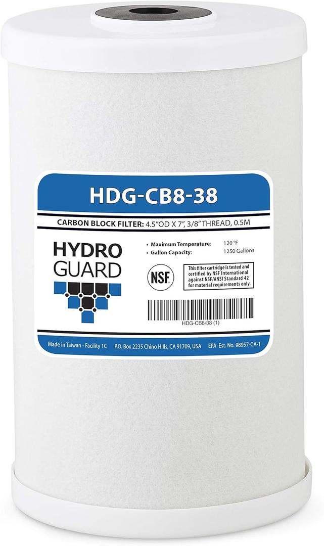 Hydro Guard CB8, Amway E84, A101, E-9225 Compatible Carbon Block Water Filter