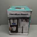 Hamilton Beach (47950) Coffee Maker with 12 Cup Capacity & Internal Storage Coffee Pot, Brewstation, Black/Stainless Steel (Black and Silver)