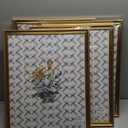 BESCRCL 16x20 Picture Frame Gold, Frames for Wall Display, Rustic Vintage Photo Frame with Shatterproof Crystal Acrylic, 4 Pack