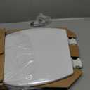 Bemis 1500EC 390 Lift-Off Wood Elongated Toilet Seat, Cotton White (Pack of 1)