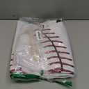 Pardick Large Round Storage Basket Red Stitching Baseball Collapsible Circle Storage Bin Laundry Hamper With Handle for Kids Toy Blanket Dirty Clothes Towel Living Room Nursery Storage Organizer