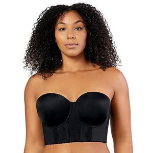 PARFAIT Elissa P50116 Women's Full Bust and Full Figure Strapless Longline Bra 42I