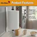 Ant Mag Magnetic Paper Towel Holder with One Hand Paper Tear and Adjustable Damping Effect Strong Magnet Ideal for Kitchen Refrigerator Cruise & Grill,Silver