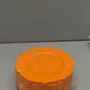 SUT 60PCS Orange Plates - Heavy Duty Orange Plastic Plates Disposable for Party - Include 30PCS 10inchDinner Platos and 30PCS 7inch Dessert Plates