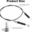 WMPHE 7082498 Gear Shift Shifter Cable Compatible with Polaris Ranger XP 1000 2018 2019 2020 2021 2022 2023, 2020-2023 Polaris Ranger 1000 Replacement for 7082376 7082285