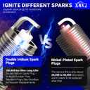 UF646 Ignition Coil & SP534 Double Iridium Spark Plug for 11-17 Ford F-150 Explorer Expedition Taurus Transit-150 250 350/Lincoln MKS MKT Navigator V6 3.5L Turbo BL3Z12029C DG549 C1814 5C1871
