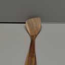 Wooden Spatula Nonstick Turner Acacia Wood, Right Long Handle Flat Frying Spatulas Handmade for Mother Wife Grandma Her Kitchen Gift, Ideal Cookware Utensils for Cooking Eggs, Fish, Pancakes (12 Inch, Brown)