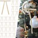 SIMISI RIBBON 24 Pcs Champagne Velvet Christmas Tree Bows Door Garland Decor Vintage Wreath Bow (3/8'' Wide, 5 * 7 inch)