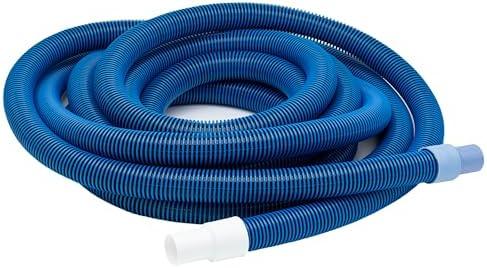 Plastiflex Pool King Vacuum Hose for Inground and Above Ground Swimming Pools | Pool Vacuum Hose Connector Has a 1 1/4 in Diameter | UV Resistant and Crush Proof