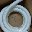 Flexible PVC Spa Hose for Cold Plunge or Ice Baths, 3/4" Schedule 40 White Tubing (12 Foot)
