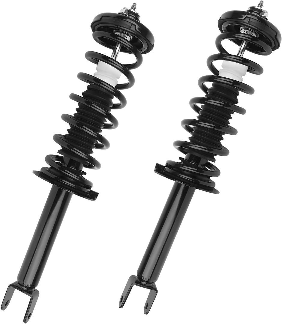 KUSATEC Rear Pair Complete Struts Shock Absorber fit for Honda Accord 2008-2012, 172563 Left/Right Struts with Coil Spring Assemblies