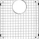 Serene Valley Sink Bottom Grid 14-1/16" x 17-1/4, Rear Drain with Corner Radius 2", Sink Protector SVM1417R, Medium