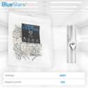 2 x BlueStars 100 PCS 22-16 AWG Non-Insulated Butt Splice Connectors - Marine Crimping Terminals, Uninsulated Wiring Crimps Connector, Bare Pure Copper Crimp Splice Terminal for 22,20,18,16 Gauge Wire