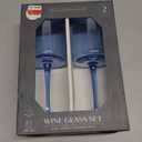 Glasses Set of 2-Birthday/Father's Day Gifts,14oz Unbreakable Unique Glass Ideal Gift