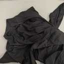 YEOREO Women Long Sleeve Workout Jumpsuit Zip Up Romper Bottom Pants Bodysuit Bodycon Sexy One Piece (Medium, Black)