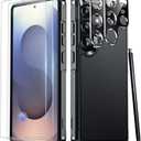 SPIDERCASE Designed for Samsung Galaxy S25 Ultra Case, [10 FT Military Grade Drop Protection] Heavy Duty Shockproof Phone Case for Galaxy S25 Ultra 6.9 inch, Black