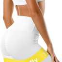 12 Pcs Latex Resistance Loop Exercise Bands for Booty Workout Stretch Exercise Bands Non Slip for Legs Squat Resistance Loop Women Men Starter Butt Hip Thigh Fitness (Yellow)