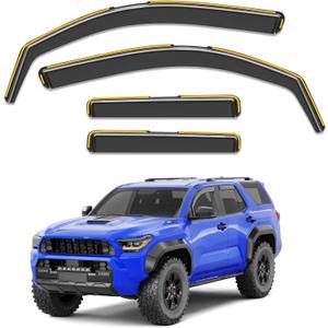 in-Channel Window Visors Rain Guards Fit for Toyota 4Runner 2025 2026, Visors Vent Visors Window Deflector, Vent Shades Car Accessories,Weather Protection -4 pcs