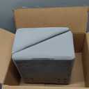 Split Ottoman Dogs Ramp, Dog Ramp for Couch and Bed, Dog Stairs for Small Dogs and Cats, 2-in-1 Foldable Wooden Pet Stairs and Ottoman, Non-Slip Fabric Surface, Lightweight Ramp for Couch and Bed Gray