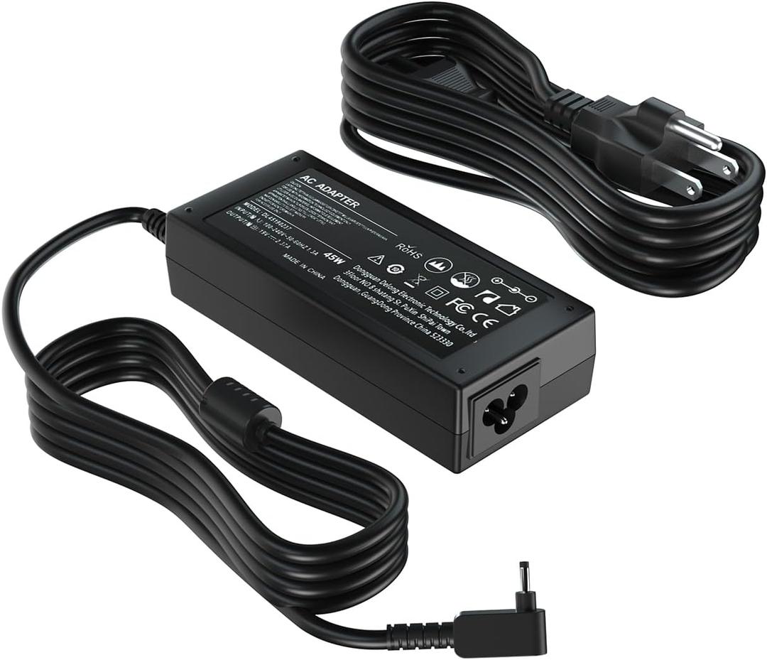 45W Laptop Charger Compatible with Acer Aspire 1 3 5 Series A315-23 A315-24P A315-35 A317-53 A317-54 A317-55P A115-32 A314-22 A314-23P A514-55 A515-45 A517-52 A314-36P