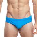 Taddlee Swimwear Bikini Swimsuits Men Swim Briefs Boxer Sexy Swimming Trunks (Medium, Blue)