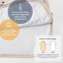 Unisex Sleeping Bag for Babies and Toddlers 1.0 Tog Sleep Sack 6-18 Months, Newborn Sleep Sack, Wearable Blanket Baby, One Piece Long Sleeves, Gifts for Baby