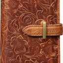 Dual phone Holster, Genuine Leather Shock-proof Wallet,Flip Folio Cover with Card Slot, Universal phone bag/HandbagRFID Blocking Safe and durable for Applicable to mobile phones 6.8 in. (Be common, Brown)