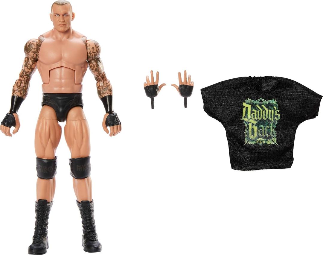 Mattel WWE Elite Action Figure & Accessories, Series #116 6-inch Collectible Randy Orton with 25 Articulation Points & Swappable Hands