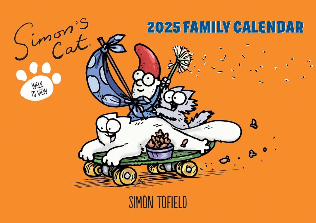 2025 Simon's Cat A4 Family Calendar