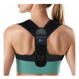 GROKIE Posture Corrector for Women and Men – Adjustable Back Brace for Posture Support, Upper Back, Clavicle and Shoulder Support, Comfortable and Breathable Back Straightener for Pain Relief (Large)