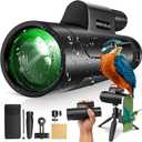 Asacam 80x100 Monocular Telescope High Powered for Smartphone HD Monoculars for Adults with Adapter/Tripod for Bird Watching Camping Hiking Traveling Outdoor Wildlife-2026 Update