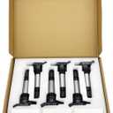 6pcs Ignition Coil and Spark Plugs Replacement for Volvo XC60 2010-2011, XC90 2007-2011, S60 2011-2012, S80 2007-2011, XC70 2008-2011, V70 2008-2010 & Land Rover LR2 2008-2012 6-PC Set