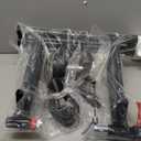 Sportneer Bike Trainer - Magnetic Stationary Bike Stand for 26-28" & 700C Wheels - Adjustable 6 Level Resistance Bike Trainer Stand for Indoor Riding with Quick Release Lever & Front Wheel Riser Block (Black)