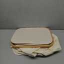 LONBET Laundry Basket with Lid, Made from Breathable Fabric | Aesthetic Clothes Hampers for Laundry with Side Handles & Sturdy Bamboo Frame (26 Gallons - Single, Beige)