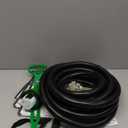 RVMATE 50 Amp 25 Feet RV/Generator Lockable Power Extension Cord, Easy Plug in Handle, 14-50P to SS 2-50R with LED Indicator, ETL Listed