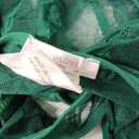 Avidlove Rave Outfits for Women Festival Sexy Lingerie Bodysuit Buckle Shrug Crop Top Set Green M