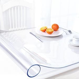 38X70 Inch Clear Table Protector 1.5mm Thick Plastic Table Cover Protector Waterproof Tablecloth Cover Rectangle Vinyl Desk Top Writing Mat PVC Table Pad for Wood Coffee Dining Room Tabletop