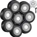 8 Blade Replacement Heads Electric Razor Shaver (8D Black)