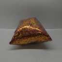 Hooshing 40PCS Red and Gold Metallic Pom Poms Cheerleading Cheer Pom Poms with Plastic Handles for Team Sports Party Dance