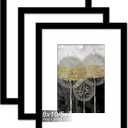 8x10 Picture Frame Set of 3 for Photo Poster Horizontally/Vertically