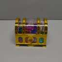 Diving gem Pool Toys Sand Toys,16 Big Colorful Diamond with Pirate Treasure Chest Summer Training Swimming Diving Underwater Toy Children's Game Gifts (Golden)