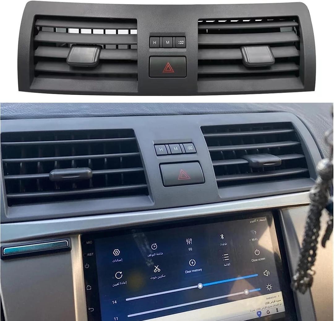 Car Front Dashboard Air Conditioning Outlet Panel Grille Cover Compatible with Camry 2006 2007 2008 2009-2011 Center Dash A/C Outlet Air Vent Panel-55660-06100